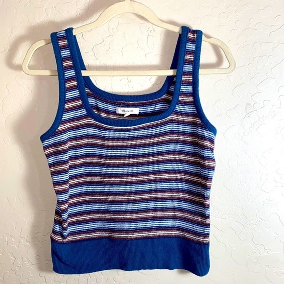 Madewell Tops - Madewell Square-Neck knit Tank Top
